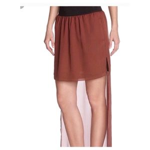 BCBGeneration HIGH LOW ELASTIC WAIST SKIRT